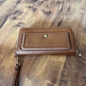 LC Lauren Conrad Tan Leather Wallet